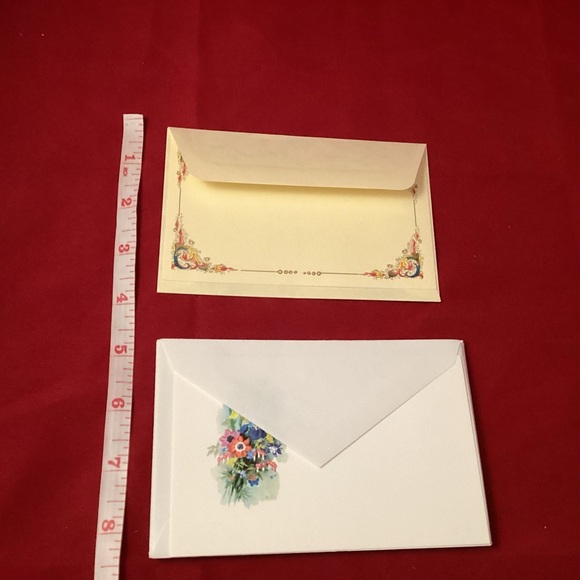Small floral blank card (no fold) lot - Picture 7 of 7